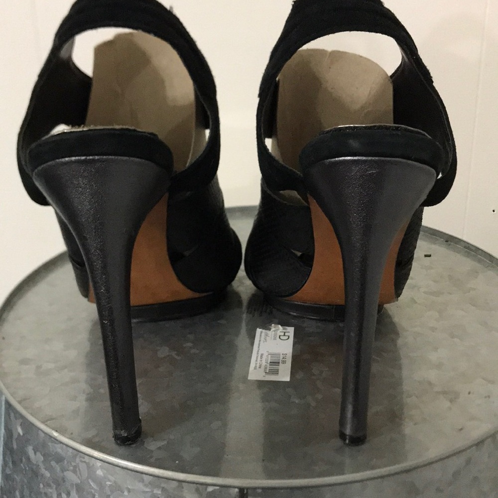 Marc& James Badgley Mischka Platform Leather Heel - Picture 3 of 10